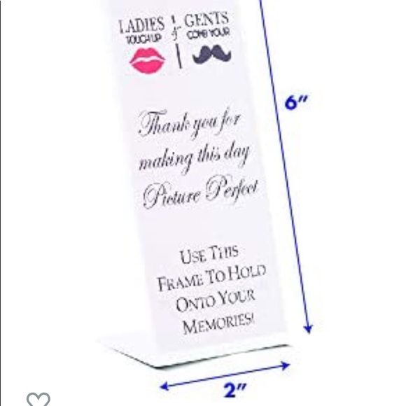 Accents Photo Booth Frames 2x6 Inch Photo Strip Clear Acrylic Display Poshmark